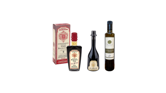 Extra Virgin Olive Oil & Balsamic Vinegar Box (6×1/2 liter bottle Oils + 2 IGP Vinegars)